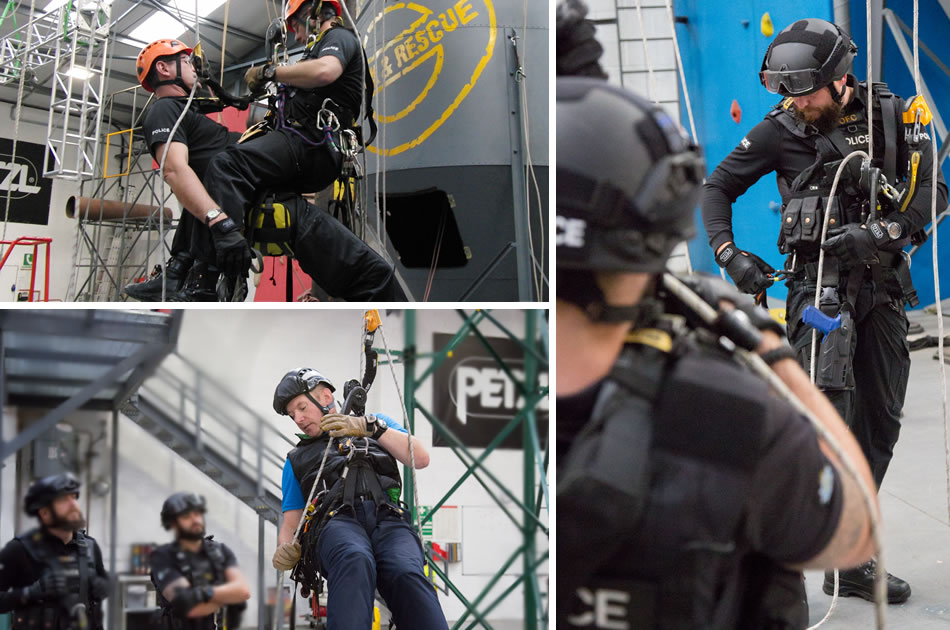 Police Firearms Officer Work At Height